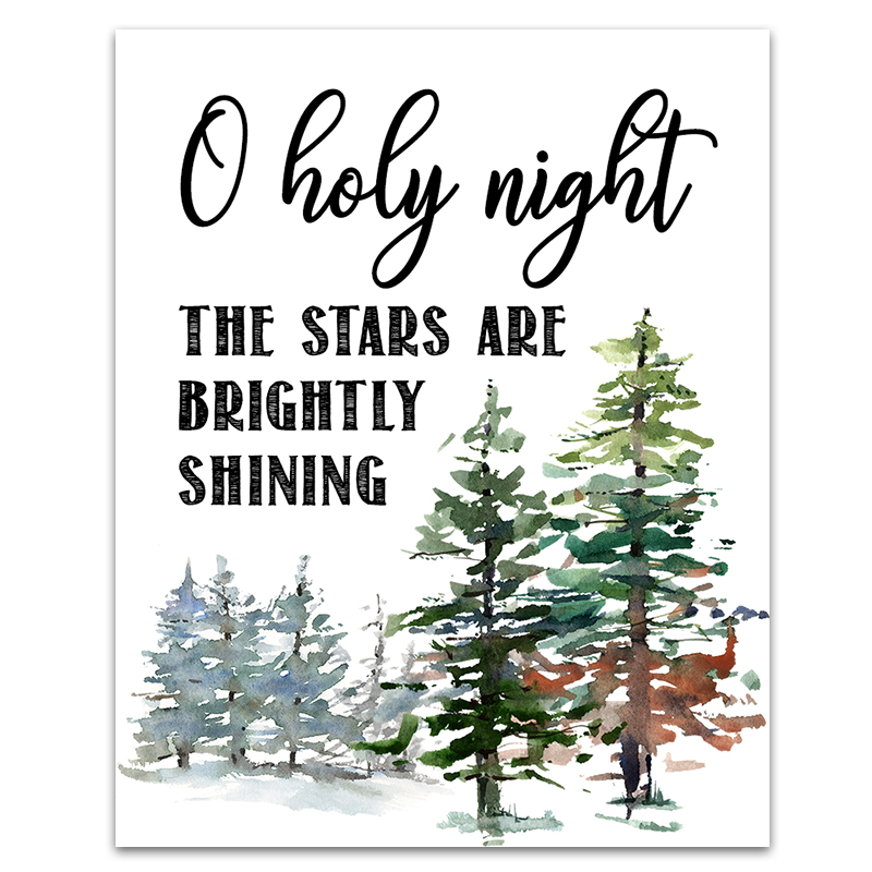 Printable Christmas Signs | Free Printable Christmas Signs | Holiday Printable Signs | Christmas Printables Free | Christmas Printables Free 8x10 | Just download and print these Christmas signs on the Six Clever Sisters blog for an easy way to add extra holiday decor! 