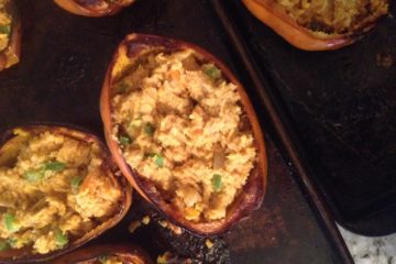 Stuffed Acorn Squash Recipe | Squash Recipes | Healthy Sides | Vegetable Recipe | Yummy Sides | Fall Food | Healthy Eating | Healthy Food | Healthy Recipe