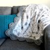 Crochet Pattern | Crochet Edge | Pattern | Scallop Edge | Free Pattern | Free Crochet Pattern | Afghan | Crochet Afghan | Crochet Throw | Crochet Patterns Free | Crochet Patterns Free Beginner | Crochet Patterns Free Blanket | Six Clever Sisters