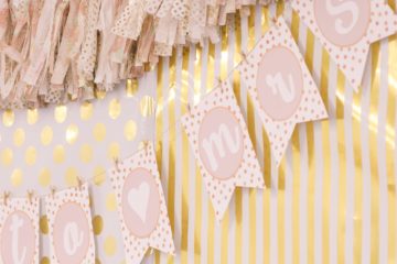 Miss to Mrs Banner | Miss to Mrs Printable | Pink and Gold Banner Free Printable | Pink and Gold banner | Pink and Gold Banner Printable | Pink and Gold Banner DIY