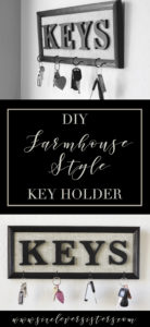 DIY Farmhouse Decor | DIY Farmhouse Sign | DIY Farmhouse | Diy Farmhouse Sign Frame | Farmhouse Decor | Farmhouse Decor On a Budget | Farmhouse Decor DIY | Farmhouse Decor on a Budget Ideas | Key Holder | Key Holder DIY | Key Holder DIY Rustic | DIY Decor | Cheap Farmhouse Decor DIY | Farmhouse Decor Ideas | Farmhouse Decor Cheap | DIY Farmhouse Decor Ideas | DIY Farmhouse Decor Projects | This easy and cheap diy farmhouse decor can be made in no time and compares to the expensive farmhouse decor in store! You'll LOVE how easy this is to make! Visit Six Clever Sisters for the full tutorial.