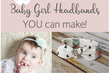 12 Adorable Baby Girl Headbands YOU can make! | DIY Baby | Baby Girl | Newborn | Headband | Baby Girl Nursery | Baby Girl Outfits | Baby Girl Clothes | Baby Headbands DIY | Headbands and Bows | How To Make Headbands | A Collection of 12 Tutorials on Six Clever Sisters!