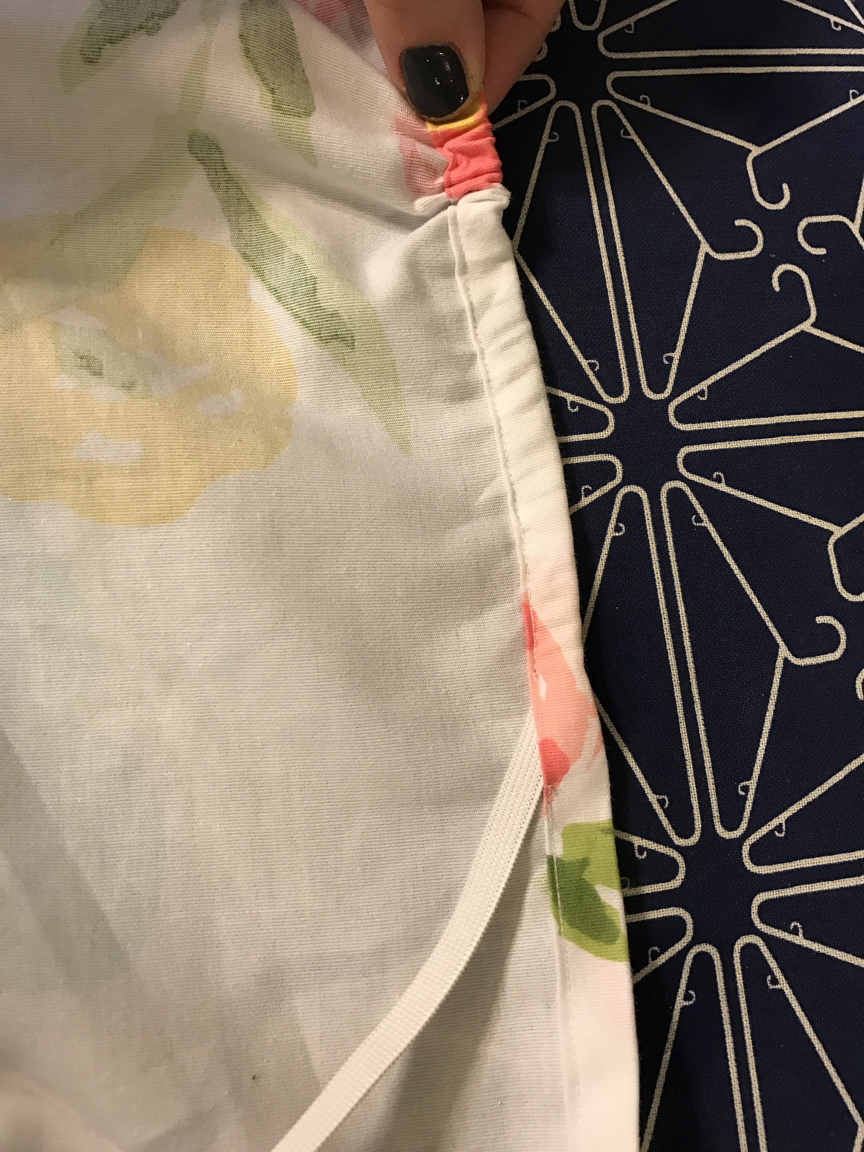 Mini Crib Sheet Tutorial | Crib Sheet DIY | Diy Sheet | Baby | Mini Crib | Crib Sheet | Sheet Tutorial | Easy Diy Sheet | Baby Sewing | Baby Nursery | Simple tutorial ON Six Clever Sisters, turn a full size crib sheet into a MINI crib sheet!