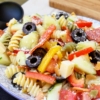 Pasta Salad Recipes | Pasta Salad Recipes with Italian Dressing | Pasta Salad Recipes Cold | Pasta Salads | Salad Recipes | Summer Dinner Recipes | Easy Dinner Recipes | Dinner Recipes | Side Dishes | Easy Side Dish | BBQ | For A Crowd | Italian | Six Clever Sisters