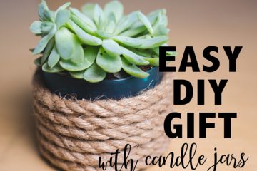 Reuse Candle Jars | Reuse Candle Jar | Reuse Candle Jars Ideas | Reuse Yankee Candle Jars | Reuse Yankee Candle Jar | Reuse Glass Candle Jar | Reuse a Candle Jar | What to Reuse Candle Jars For | Get the details on how to make this succulent planter on the Six Clever Sisters blog!