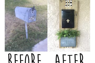 DIY Farmhouse Mailbox | Farmhouse Decor | Pallet Projects | Pallet Furniture | Pallet Ideas | Wood Signs | Rustic Home Decor | Mailbox Ideas | Mailbox Makeover