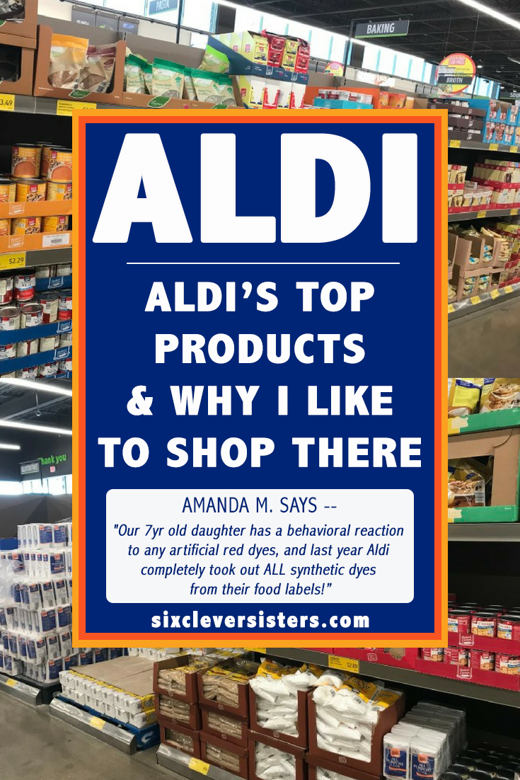 Aldi | Aldi Shopping | Aldi Meal Planner | Shopping at Aldi Grocery Store | Aldi Shopping Tips | Grocery Shopping | Grocery Shopping on a Budget | Aldi Grocery | Grocery Shopping at Aldi | Food Shopping at Aldi | Want to know some of the best items at Aldi? Our readers speak! #sixcleversisters