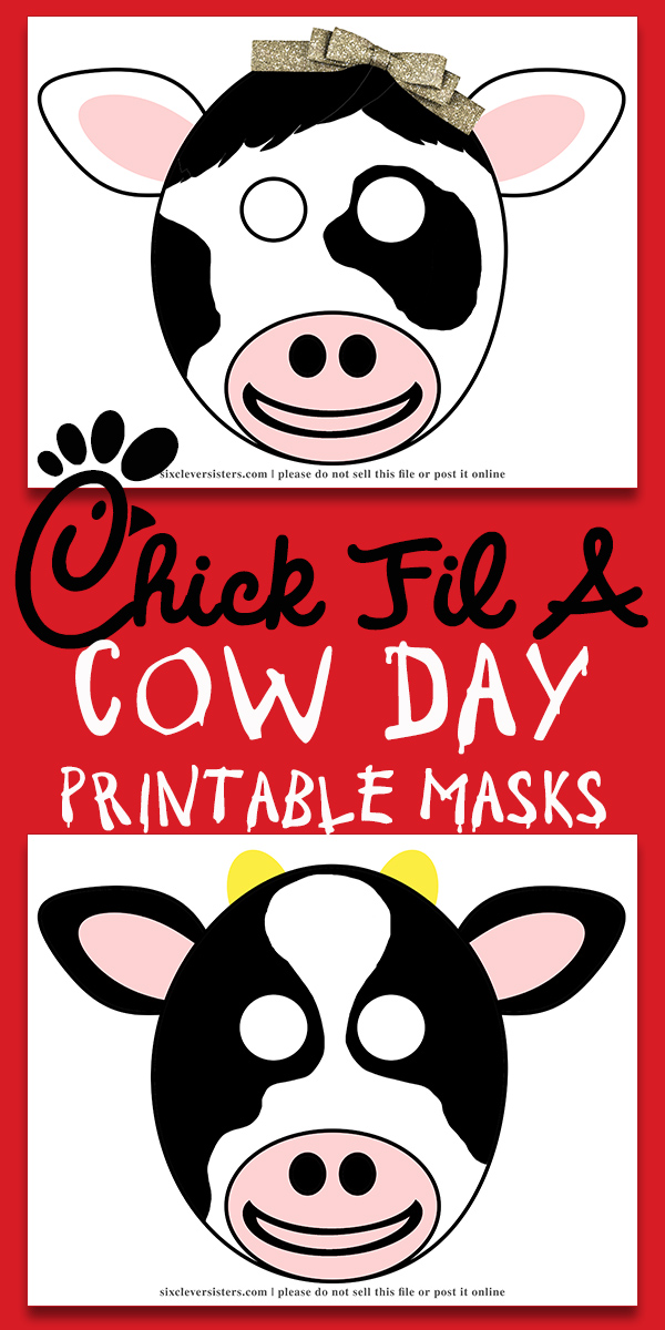 Chick Fil A Cow Mask | Chick Fil A Cow Mask Printable | Chick Fil A Cow Mask Template | Chick Fil A Cow Mask Print Out | Free Chick Fil A Cow Mask | Chick Fil A Cow Day mask | Chick Fil A Cow Day mask Printable | Chick Fil A Cow Face mask | Chick Fil A Cow Appreciation Day Mask | Chick Fil A Cow Day | Cow Mask | Chick Fil A Cow Printables | Chick Fil A Printable Cow