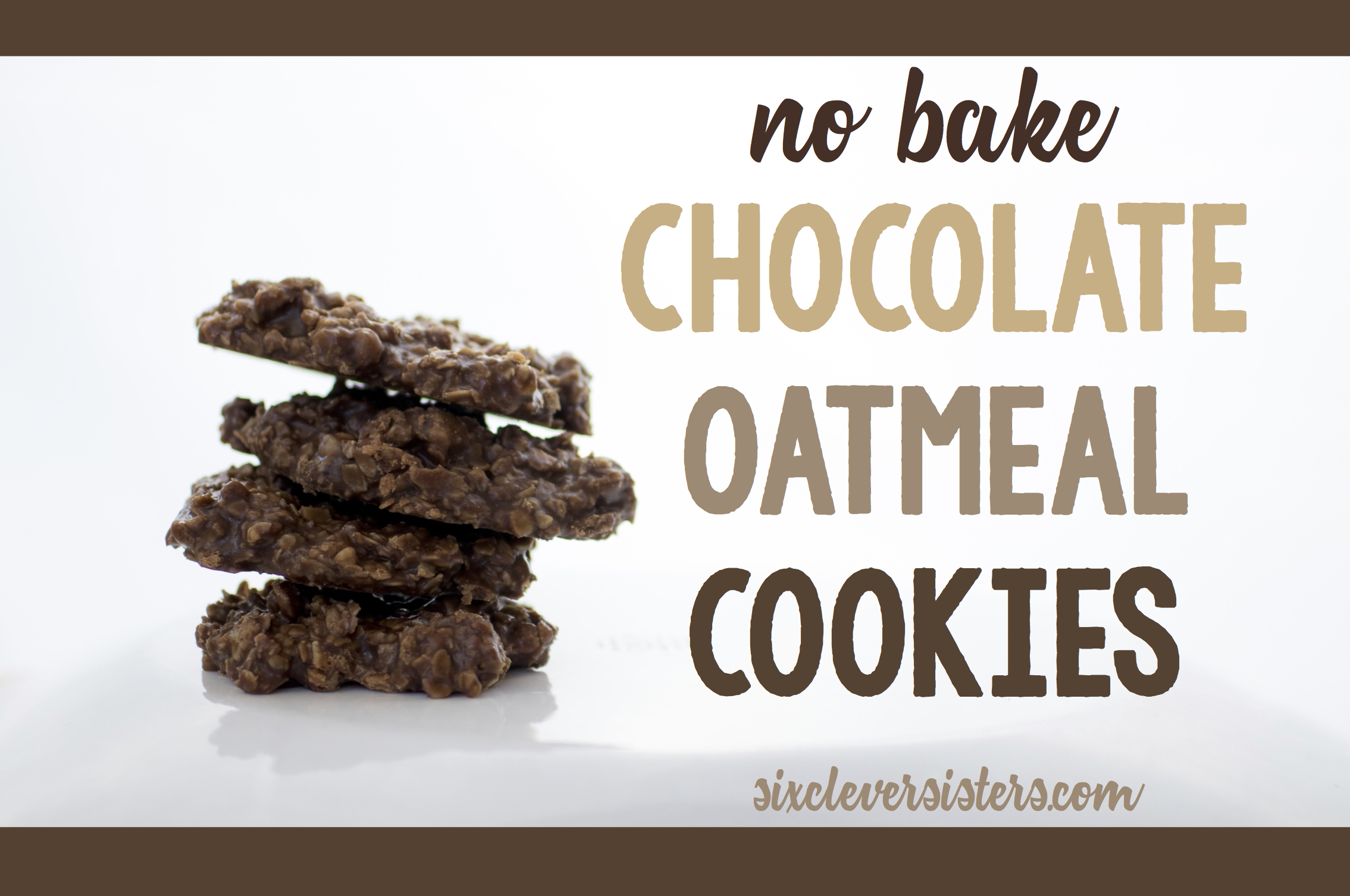 No Bake Cookies | No Bake Cookies Recipe | No Bake Cookies Recipe With Peanut Butter | 5 Minute Recipes Simple | No Bake Cookies Recipe Easy | Cookie Recipes Easy | 5 Minute Recipes | No Bake Cookies Oatmeal | Want to whip up a batch of these #goodies without having to turn on the oven during these hot #summer days? This is the perfect #recipe! #sixcleversisters