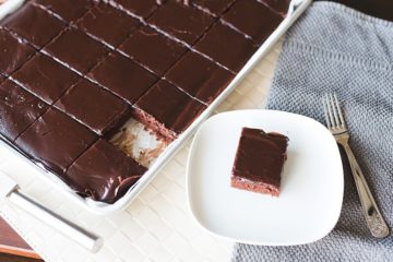 Coca Cola Sheet Cake | Cola Cake | Coca Cola Cake | Dessert Recipe | Cake | Chocolate Cake | Chocolate | Sheet Cake | Sheet Cake Recipe | Dessert for a Crowd | Desserts Easy | Dessert Recipes | Six Clever Sisters