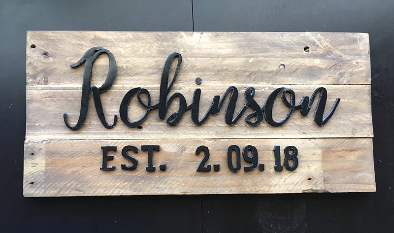 DIY family name sign | DIY family name wood signs | DIY family name established sign | DIY personalized family name signs | DIY wood family name sign | DIY family name plaque | DIY family name wall art