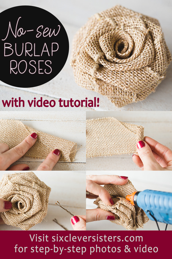 DIY Burlap Roses | Easy DIY Burlap Roses | Burlap Roses DIY | Burlap Roses Tutorial | Burlap Roses How to Make | Burlap Roses DIY Simple | DIY Burlap Rose Bouquet | DIY Burlap Rose Wreath