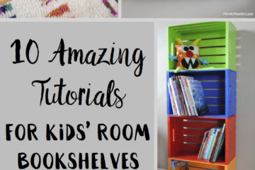 10 Amazing Tutorials for Kids' Room Bookshelves | Bookcase | Bookshelf Ideas | Bookshelf DIY | Bookshelf Kids | Kids Room | Kids Decor | Book Organization | Room Organization | Storage Kids | Tutorial Bookshelf | Six Clever Sisters