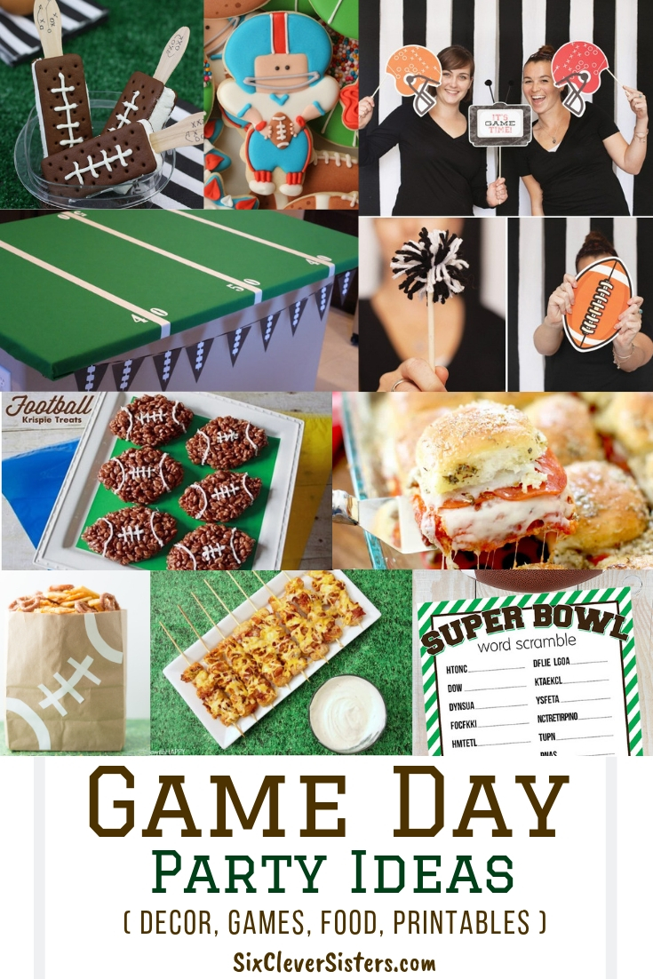 Super Bowl | Super Bowl Party | Game Day | Big Game | Party Ideas | Football Party | Get ready for game day with these great recipes and cute decor!