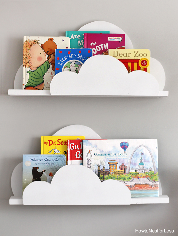 10 Amazing Tutorials for Kids' Room Bookshelves | Bookcase | Bookshelf Ideas | Bookshelf DIY | Bookshelf Kids | Kids Room | Kids Decor | Book Organization | Room Organization | Storage Kids | Tutorial Bookshelf | Six Clever Sisters