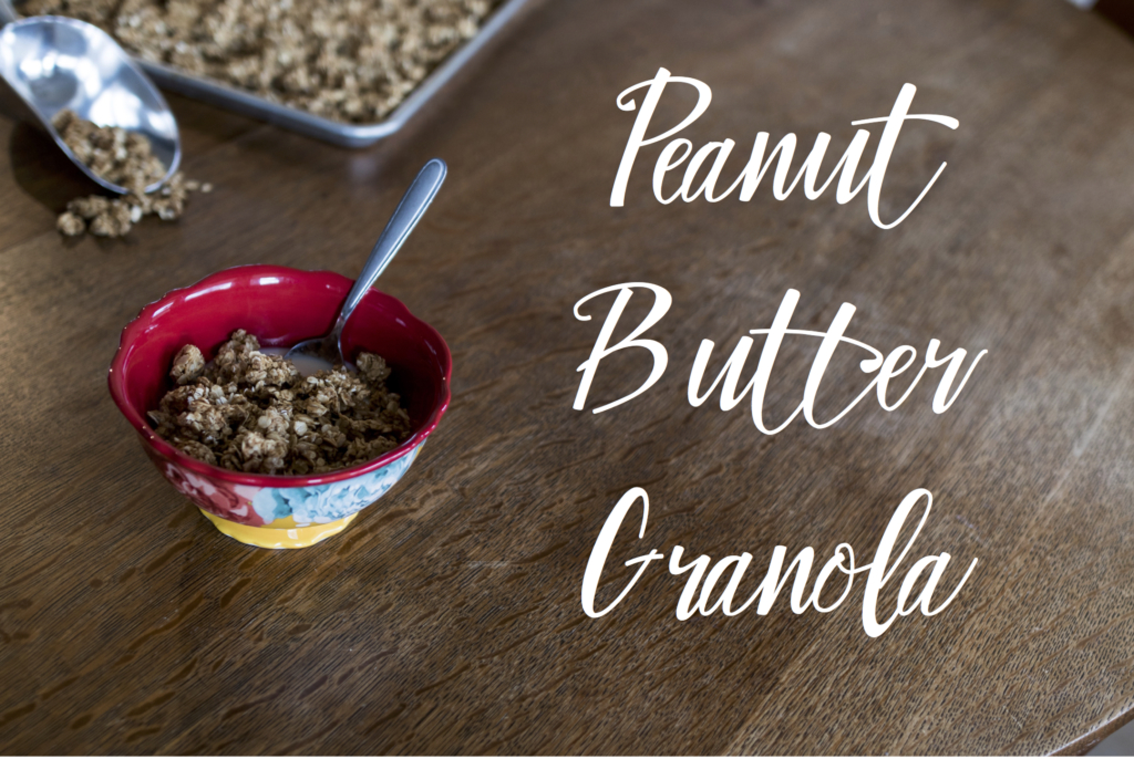 Granola Recipe Easy | Peanut Butter Granola Recipe | Peanut Butter Granola Recipe Simple | Homemade Granola Recipe | Oat Granola Recipe | Breakfast Granolas Recipe | Breakfast Recipes Easy | A simple, breakfast recipe for peanut butter granola packed with protein. #breakfast #snackfood #recipes #peanutbutter #breakfastrecipes #granola #sixcleversisters