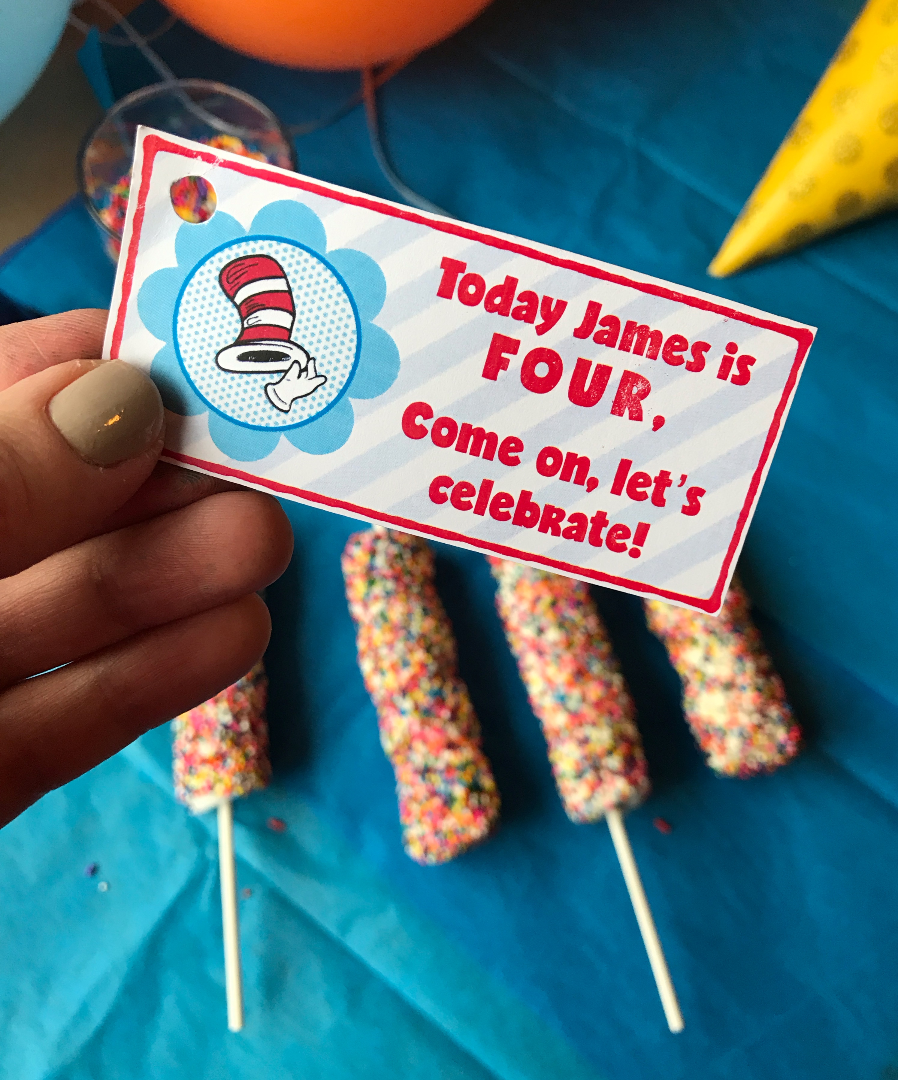 Sprinkle Marshmallow Pops | Marshmallow | Birthday Treats | Birthday | Kid Birthday | Marshmallow Pops | Marshmallow Treat | Birthday Treats to take to school | Birthday Treats for school | Birthday Treat | Sprinkle | Sprinkle Party | Sprinkle Cake | Party