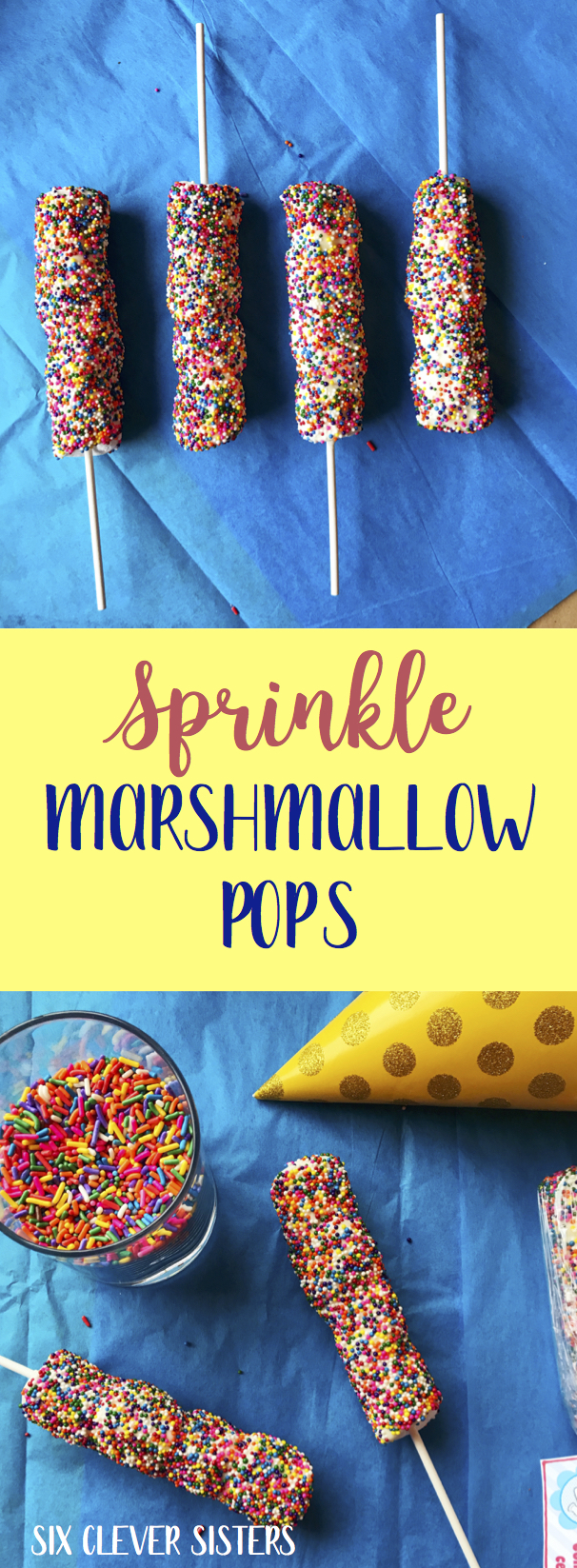 Sprinkle Marshmallow Pops | Marshmallow | Birthday Treats | Birthday | Kid Birthday | Marshmallow Pops | Marshmallow Treat | Birthday Treats to take to school | Birthday Treats for school | Birthday Treat | Sprinkle | Sprinkle Party | Sprinkle Cake | Party