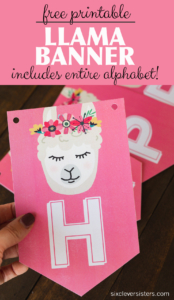 Llama Birthday Banner | Llama Banner | Llama Banner DIY | Llama Birthday Banner DIY | Llama Banner Printable | Llama Banner Free | Llama Banner Printable | Llama Banner Free Printable | Llama Party Banner Printable | Llama Birthday Banner Free Printable #llama #llamaparty #llamabirthday