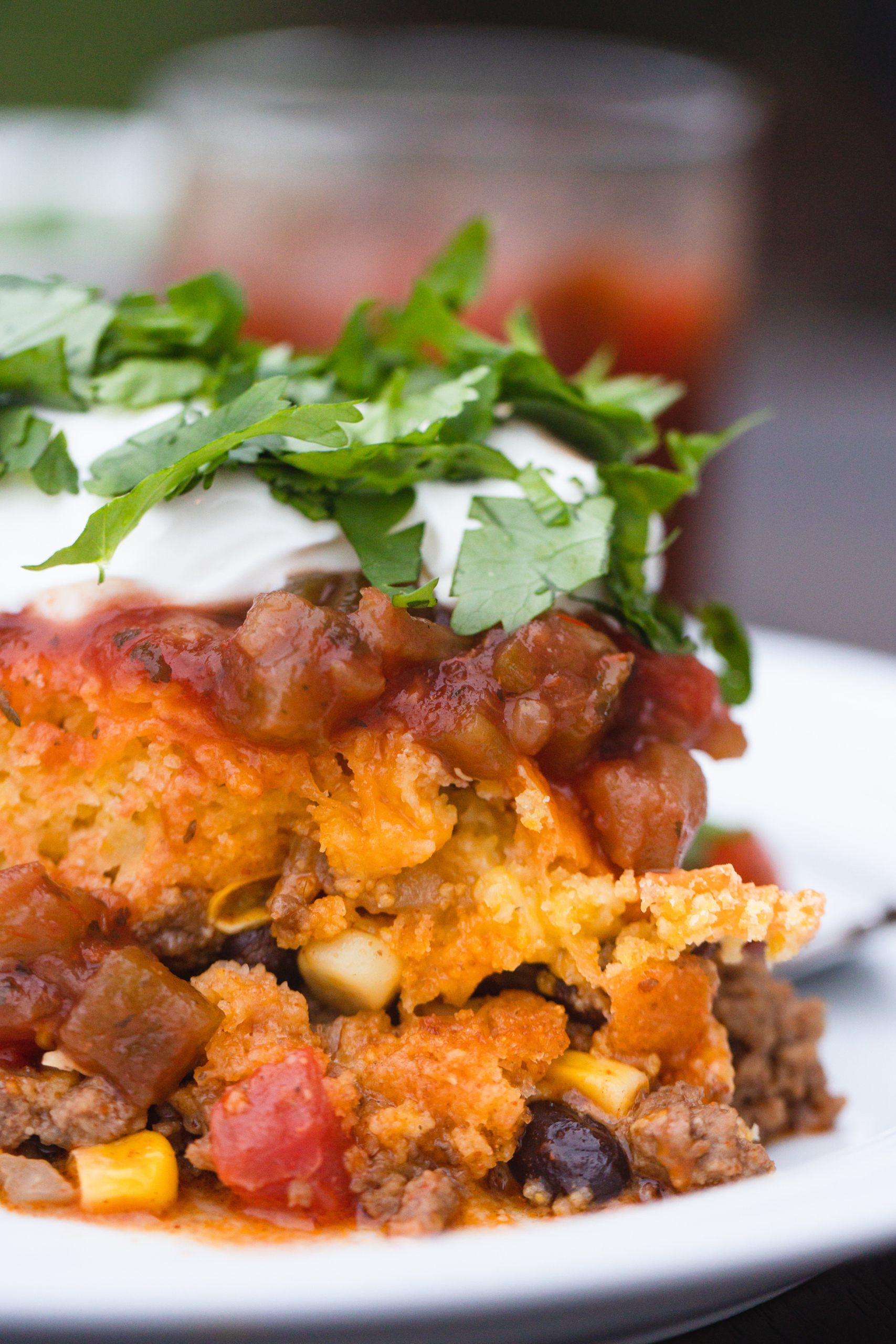 Easy Tamale Pie (using A Jiffy Corn Muffin Mix!) - Six Clever Sisters