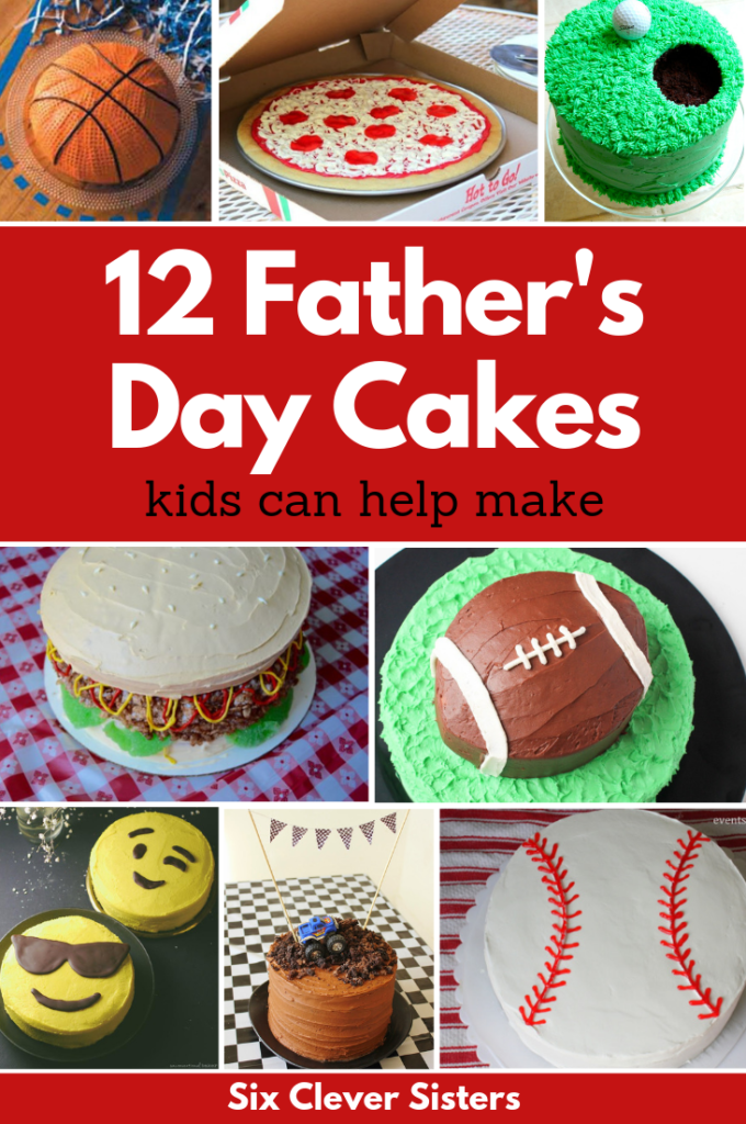 Father's Day Cakes | Father's Day Cake Ideas | Father's Day Cake Easy | DIY Father's Day Cake | Happy Father's Day Cake | Father's Day cake Ideas Creative | Father's Day Cake Ideas Diy | Dad Cake | Cake for Dad | Happy Father's Day Cake | Let the kids help make a cake for Dad this Father's Day. This roundup of super cute Father's Day cakes are easy enough for the kiddos to help make and dad is sure to love!