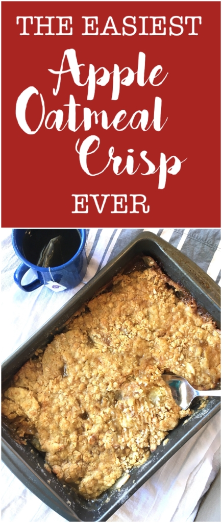 Apple Oatmeal Crisp Recipe | Apple Dessert | Apple Cobbler | Fall Dessert | Spring Dessert | Easter Dessert | Thanksgiving | Sweet Tooth | Fruit Dessert | Six Clever Sisters