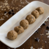 No Bake Protein Balls | Energy Balls | No Bake Dessert | Energy Bites | Protein Bites | No Bake Energy Bites | Peanut Butter Balls | These five ingredient protein balls are a breeze to make and a delicious treat when you need that afternoon pick-me-up. Sweetened only with honey, they are a great option for a guilt-free snack! Find the recipe at SixCleverSisters.com