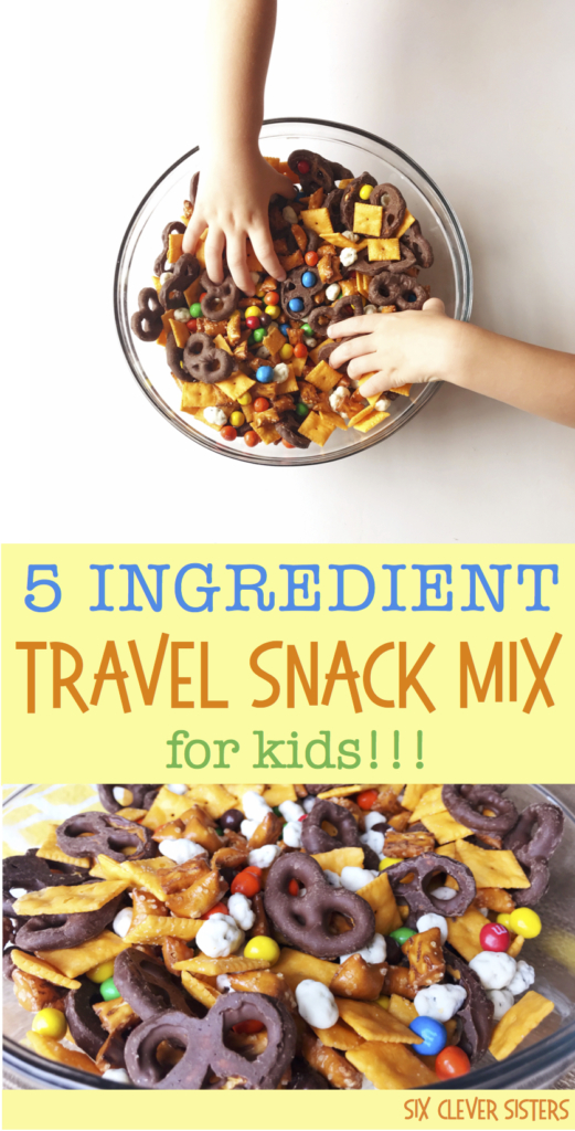 Travel Snack Mix... for kids!!! | Trail Mix | Easy snack | Snack Mix Recipes | Snack Mix for kids | Snack mix recipes sweet | Trail mix | Trail Mix recipes for Kids | Trail Mix recipes Easy | Travel snacks Roadtrip | Travel Snacks for Kids | Snack Ideas | Snacks or kids | Six Clever Sisters