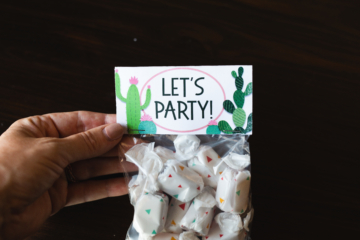 Cactus Party | Cactus Party Decor | Cactus Party Favor Bags | Cactus Party Decoration | Cactus Party Theme | Cactus Party Favors | Cactus Party Favors | Kids Cactus Party Decorations | Cactus Party Favors | Diy Cactus Party Ideas | Cactus Birthday Party | Planning a cactus theme party? These free printable cactus party treat bags are perfect for your fiesta party or cactus baby shower! #cactus #cactusparty #cactuspartyfavors #partyfavors #cactuspartydecor #cactuspartytheme #treatbags #treatbagtoppers #bagtoppers #fiestaparty #sixcleversisters