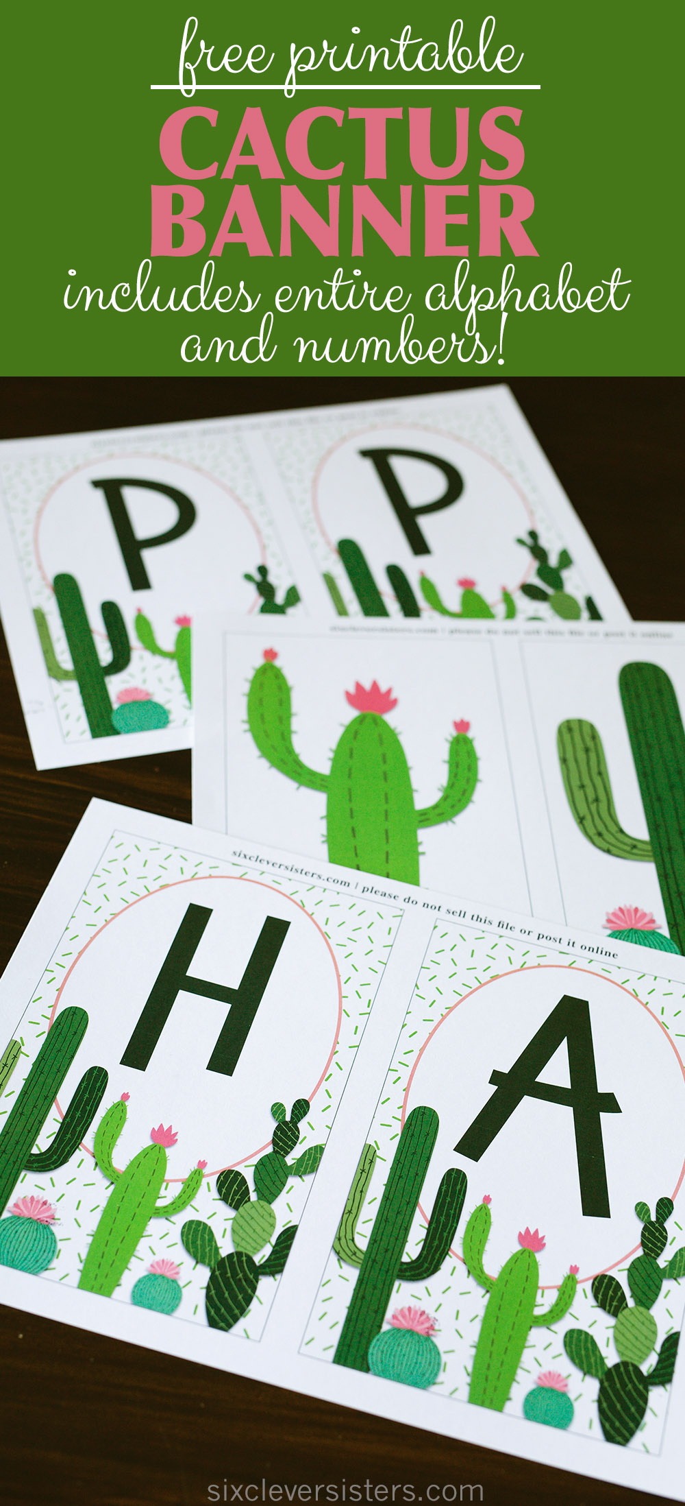 Cactus Birthday Banner | Cactus Banner | Cactus Banner DIY | Cactus Birthday Banner DIY | Cactus Banner Printable | Cactus Banner Free | Cactus Banner Printable | Cactus Banner Free Printable | Cactus Party Banner Printable | Cactus Birthday Banner Free Printable #cactus #cactusparty #cactusbirthday