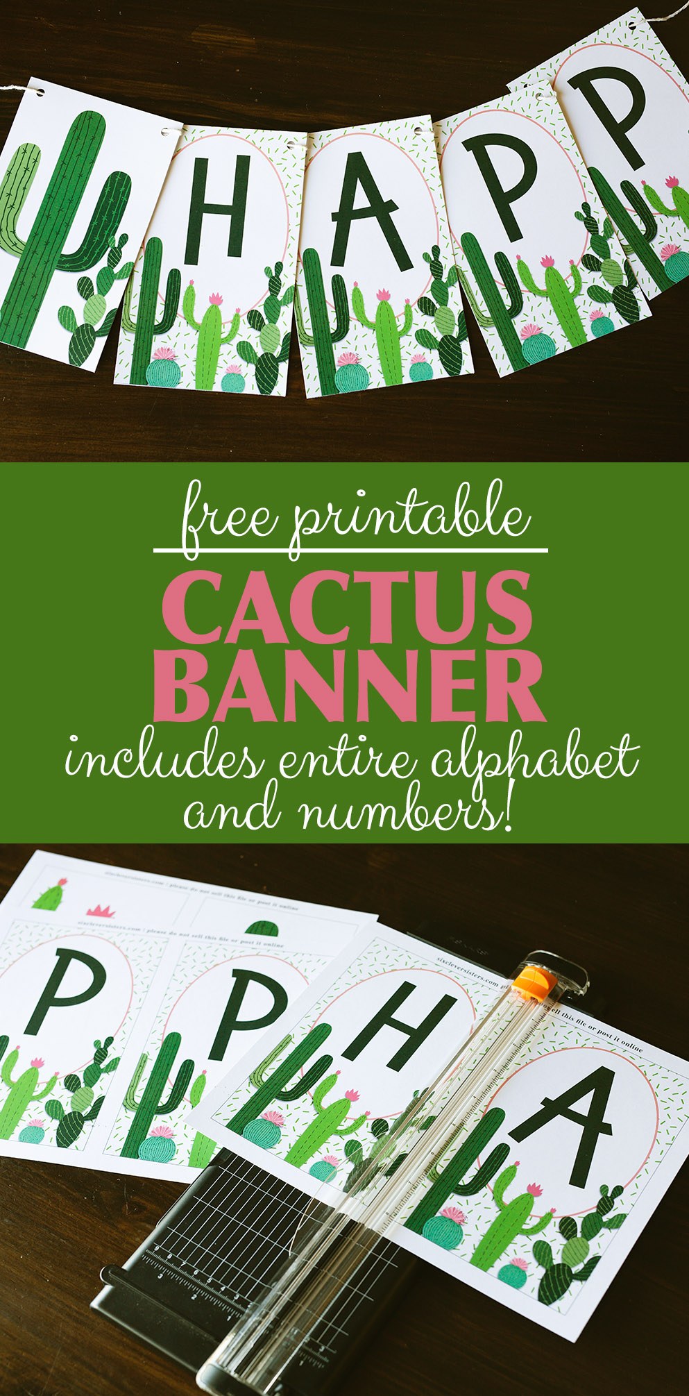 Cactus Birthday Banner | Cactus Banner | Cactus Banner DIY | Cactus Birthday Banner DIY | Cactus Banner Printable | Cactus Banner Free | Cactus Banner Printable | Cactus Banner Free Printable | Cactus Party Banner Printable | Cactus Birthday Banner Free Printable #cactus #cactusparty #cactusbirthday