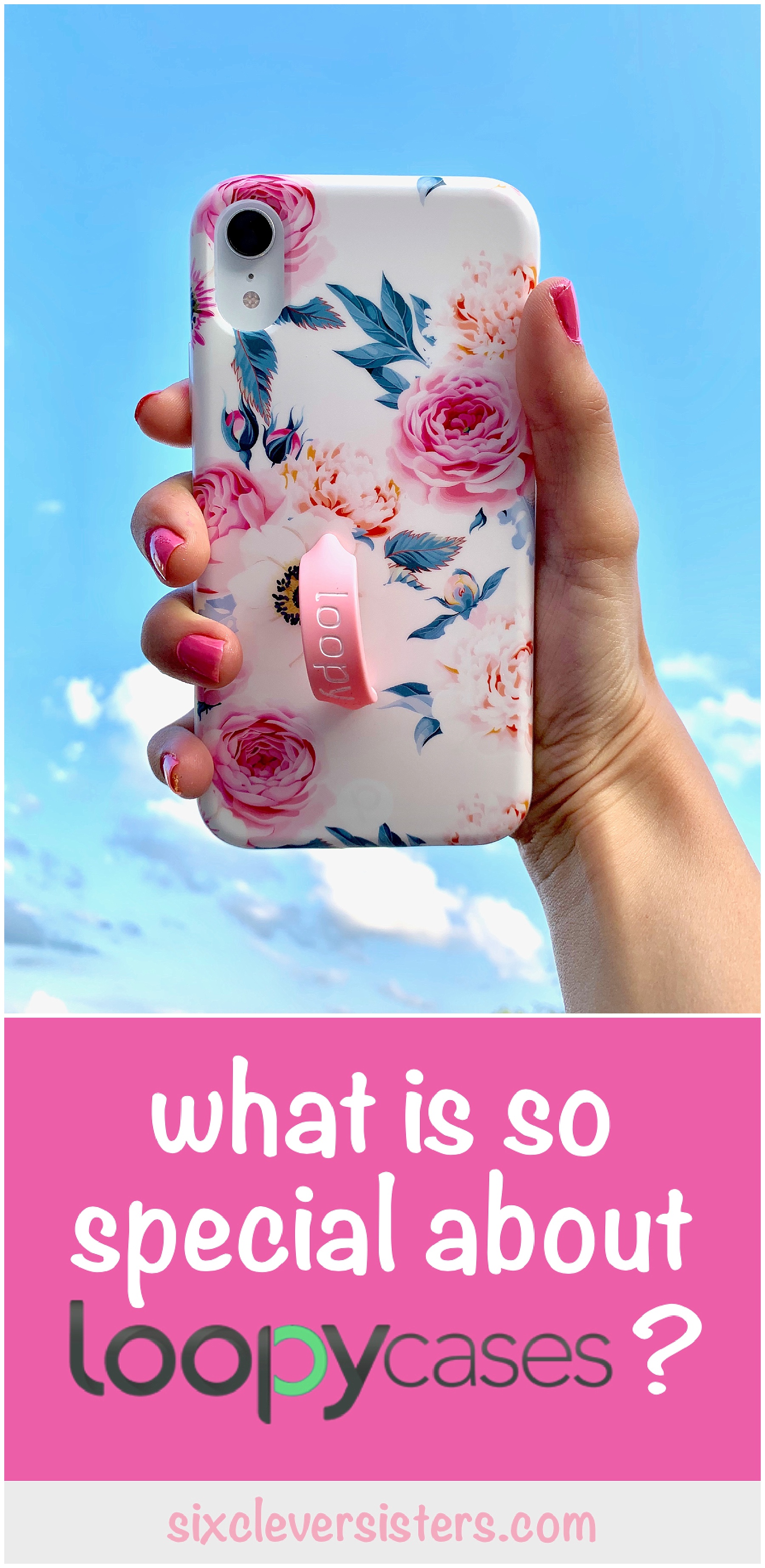 Phone Cases | Phone Cases Cute | Phone Cases Aesthetic | Phone Cases Country | Phone Cases Flowers | Polka Dots | Phone Cases iPhone | Pretty Phone Case | Loopy Phone Case | Best Phone Cases | Womens Gift Ideas | Easy Gift Idea | Gifts under $50 | Six Clever Sisters