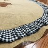 DIY Burlap Buffalo Plaid Tree Skirt | Christmas | Christmas Tree | Tree Skirt | Burlap Christmas | Buffalo Plaid | Buffalo Check | Black and White Christmas | Tree Skirt Tutorial | Sewing | Easy Tree Skirt | Six Clever Sisters