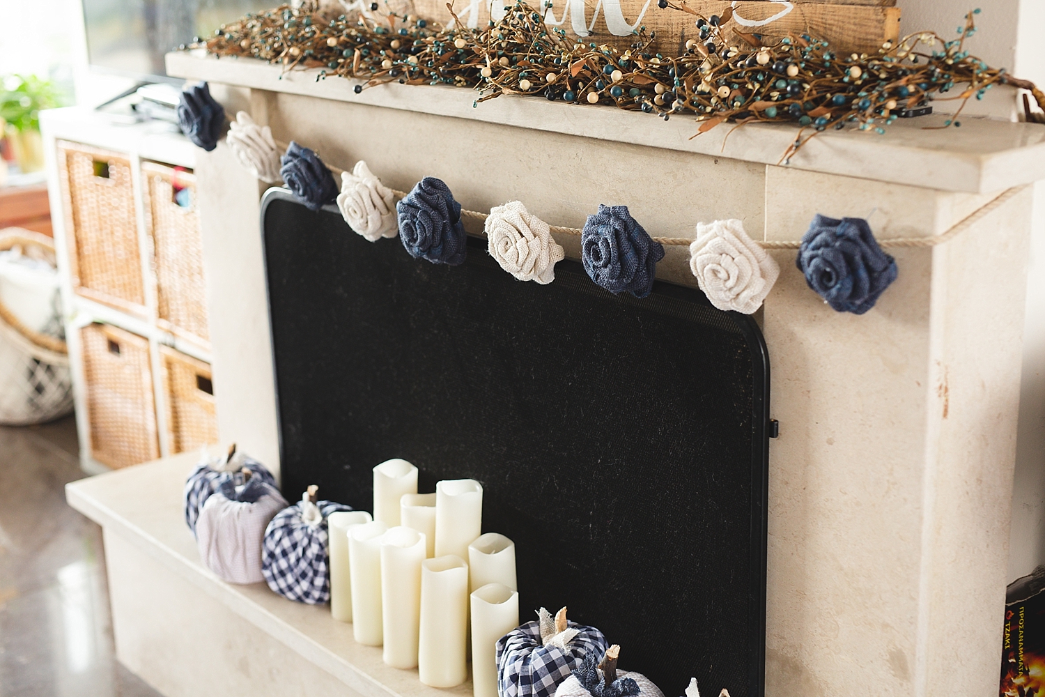  Burlap Rose Garland | DIY Burlap Garland | DIY Flower Garland Easy | DIY Rose Garland Shabby Chic | DIY Burlap Roses | Easy instructions on how to make a Burlap Rose Garland on the Six Clever Sisters blog!