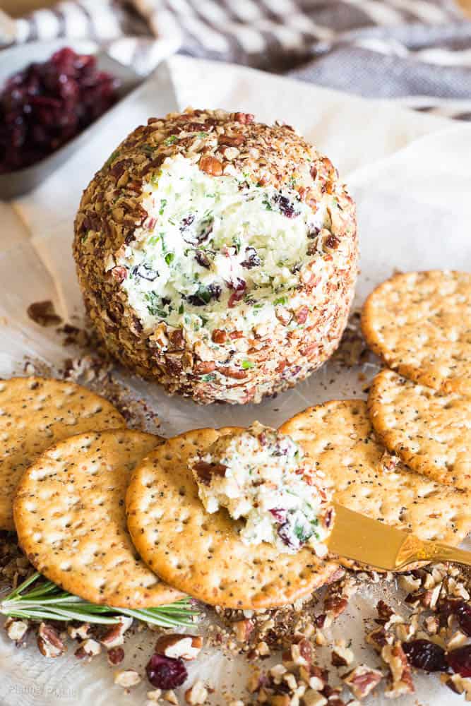 Cheeseball Recipes | Holiday Appetizers | Christmas Recipes | Thanksgiving Recipes | Party Food | Party Appetizers | Christmas Appetizer | Healthy Appetizers | Keto Appetizer | Keto Recipe | Low Carb Appetizers | Low Carb Recipes | Christmas Cheeseball | Easy Recipes | Easy Holiday Food | Christmas Food Ideas | Party Ideas | Holiday Food | Six Clever Sisters