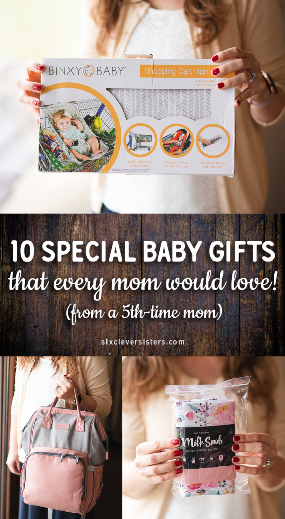 Special Baby Gifts | Special Baby Gifts Ideas | Baby Gifts Ideas | Special Baby Gift Ideas that every mom would love! Check out our favorite ones on the Six Clever Sisters blog!