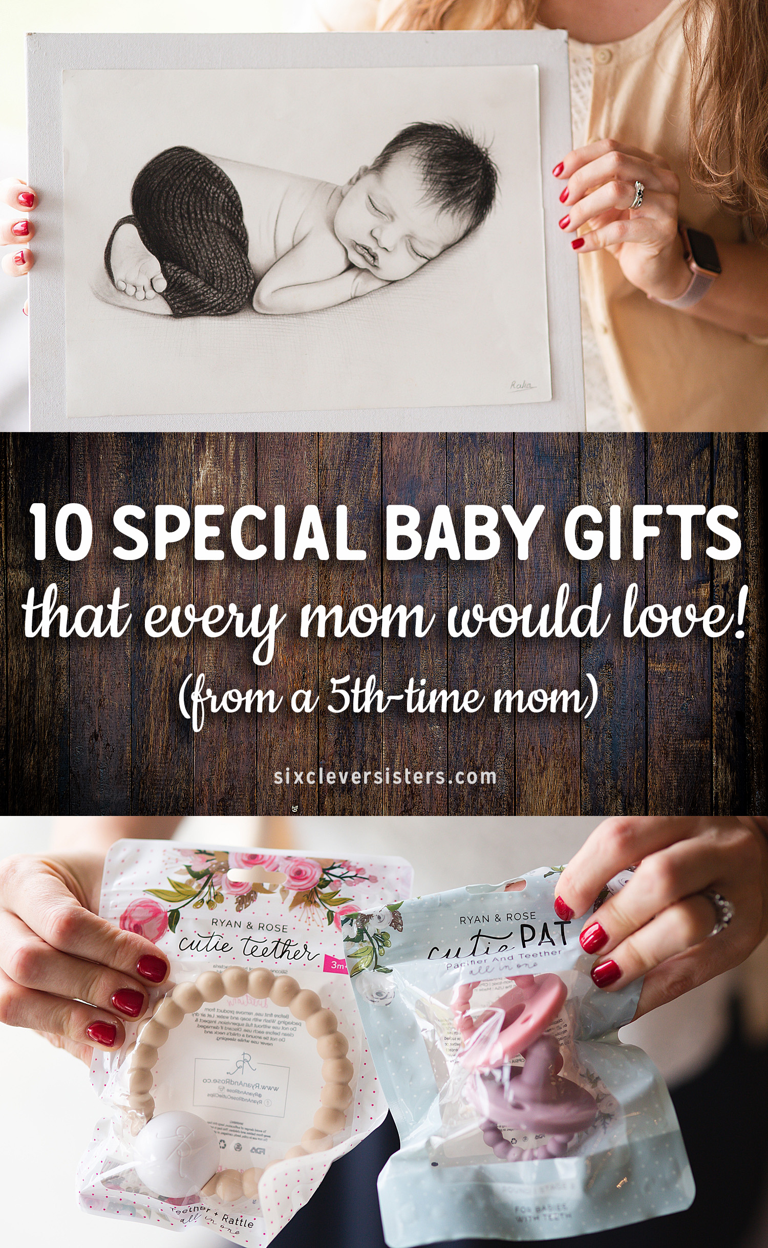 Special Baby Gifts | Special Baby Gifts Ideas | Baby Gifts Ideas | Special Baby Gift Ideas that every mom would love! Check out our favorite ones on the Six Clever Sisters blog!