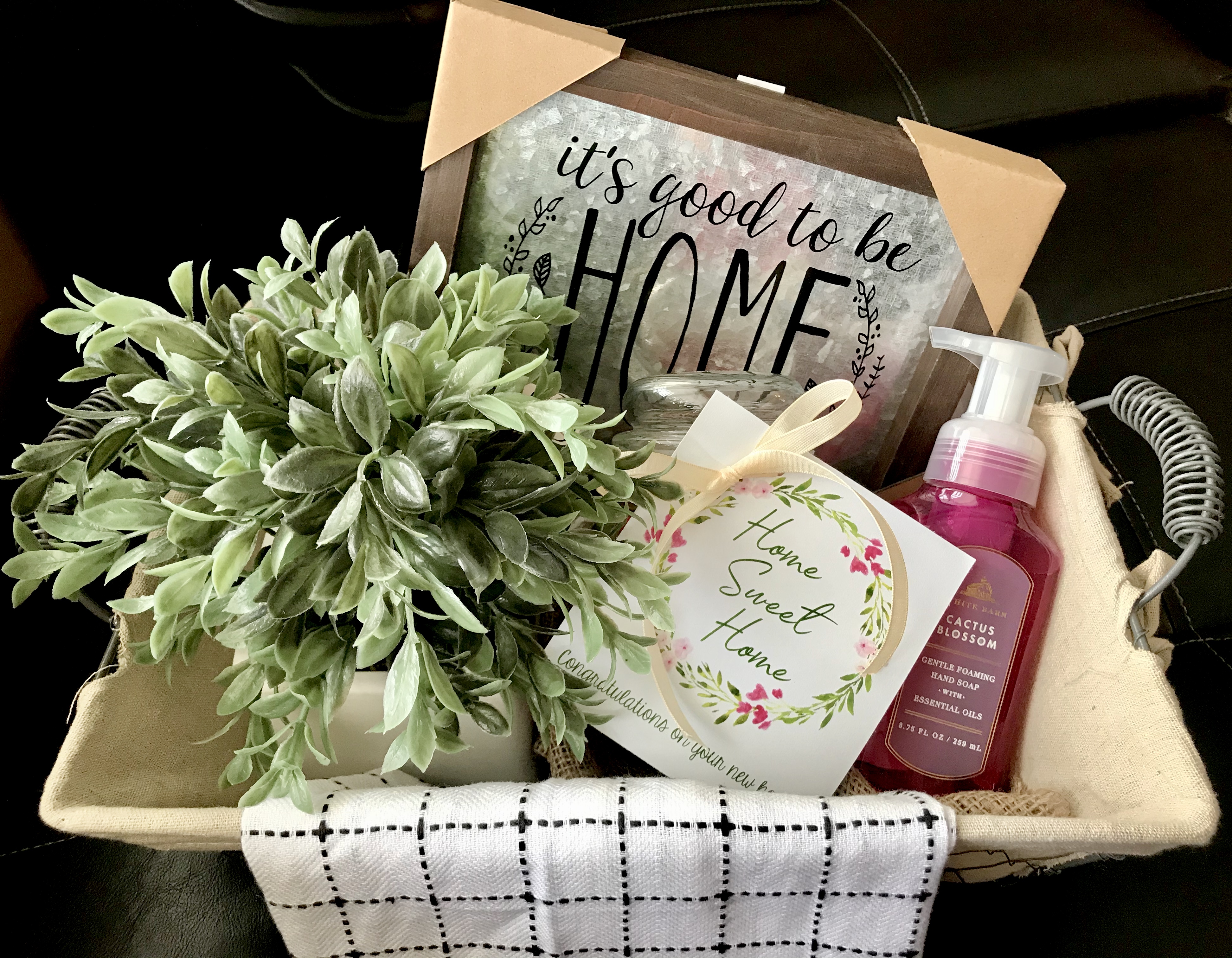 Housewarming Gift Idea | New Home | Gift Idea | New Homeowner | New Home Gift | Wedding Gift | Marriage Gift | New Couple | Farmhouse | New Neighbor | Neighbor Gift | Welcome Home | Welcome to the Neighborhood | Warm Welcome | Gift | Welcome Gift | Gift Basket | Six Clever Sisters