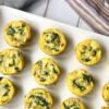 Spinach & Sausage Egg Cups | Spinach Recipes | Sausage Recipes | Egg Recipes | Egg Cups | Breakfast | Low Carb | Keto | Diet | Egg Casserole | Hearty Breakfast | Six Clever Sisters