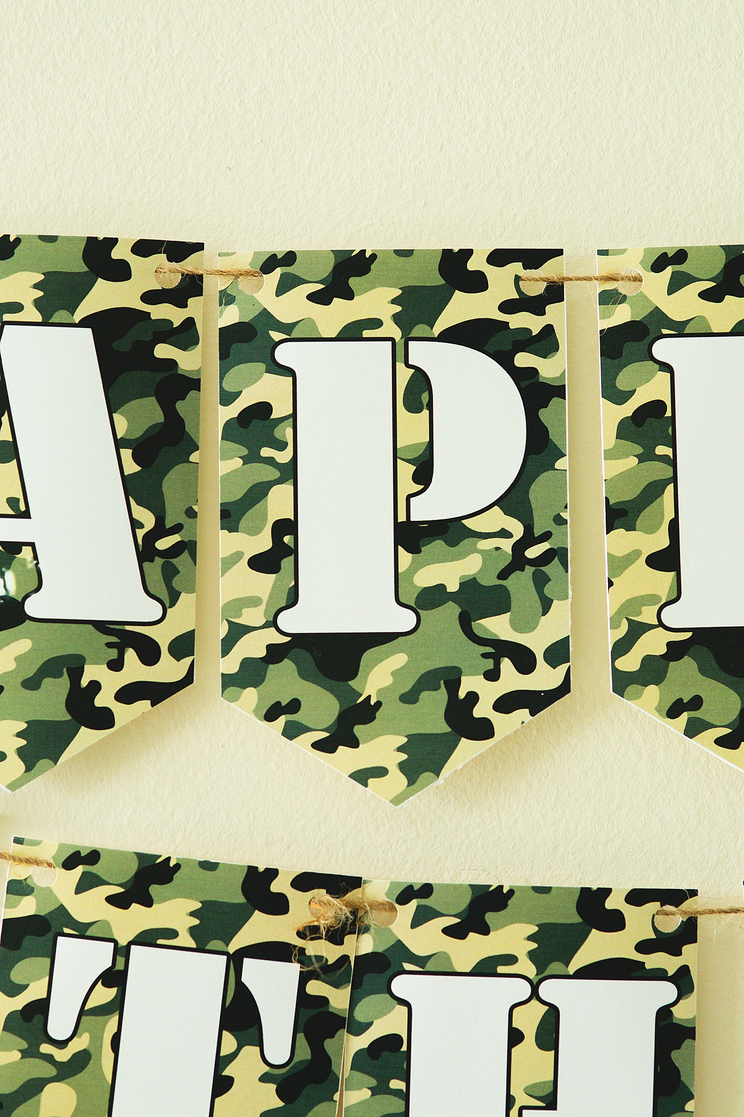 Camo Birthday Banner | Camo Banner | Camouflage Army Banner DIY | Army Birthday Banner DIY | Camo Banner Printable | Camo Banner Free | Camouflage Banner Printable | Camouflage Camo Banner Free Printable | Camouflage Camo Banner Printable | Camouflage Birthday Banner Free Printable #camo #camouflagebirthday #armybirthday