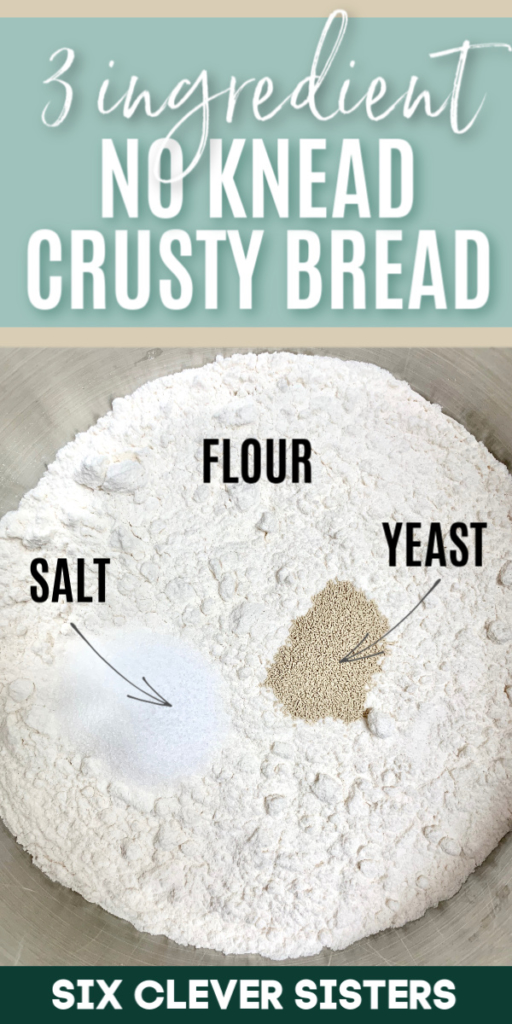 Easy Bread Recipe | Bread Recipe Homemade | Easy Bread Recipes Beginners | Easy Bread Recipes Quick | Crusty Bread Recipe Easy | Crusty Bread Recipe Quick | Crusty Bread Recipe No Dutch Oven | Easy Baking Recipes 3 Ingredients | Easy Baking Recipes | Six Clever Sisters