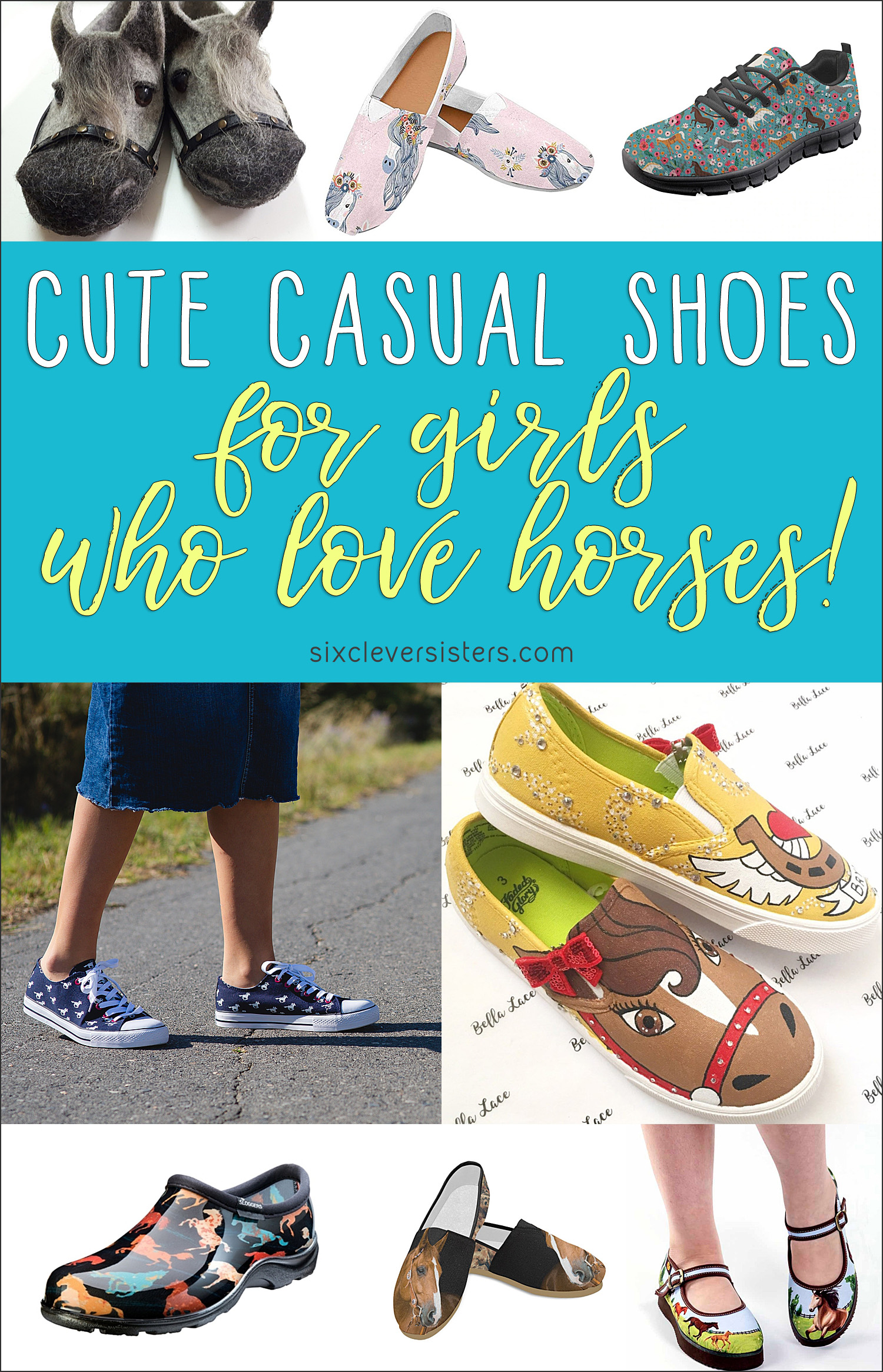 Shoes for girls that love horses | Shoes with Horses on them | Horse Pattern Shoes | Cute shoes with horses on them | Horse Lovers Sneakers | Girls Shoes Horses