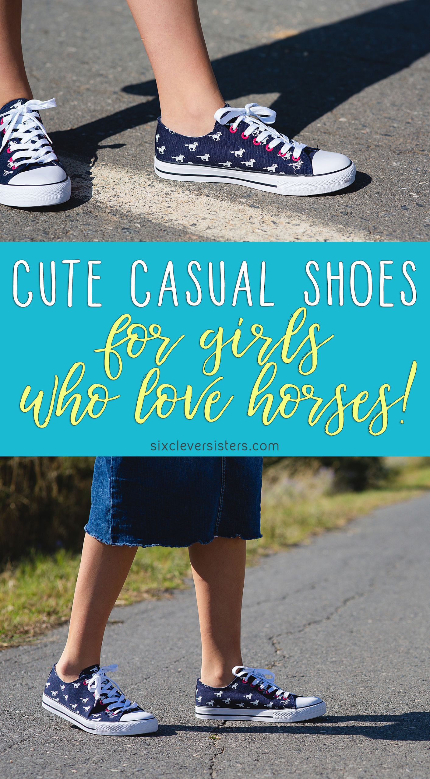 Shoes for girls that love horses | Shoes with Horses on them | Horse Pattern Shoes | Cute shoes with horses on them | Horse Lovers Sneakers | Girls Shoes Horses