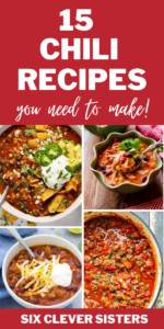 Chili Recipe | Chili Recipe Easy | A Good Chili Recipe | A Great Chili Recipe | White Chili Recipe | Chicken Chili Recipe | Beef Chili Recipe | Crockpot Chili | Crockpot Chili Recipe | Healthy Chili Recipe | Instant Pot Chili Recipe | These delicious chili recipes make for some great dinner ideas. With the cooler weather coming, they'll be perfect chili recipes for fall and winter nights. Make a pot and enjoy all these yummy comfort food recipes! #chili #recipe #recipeoftheday #dinner #easyrecipe #chilirecipe #recipes 