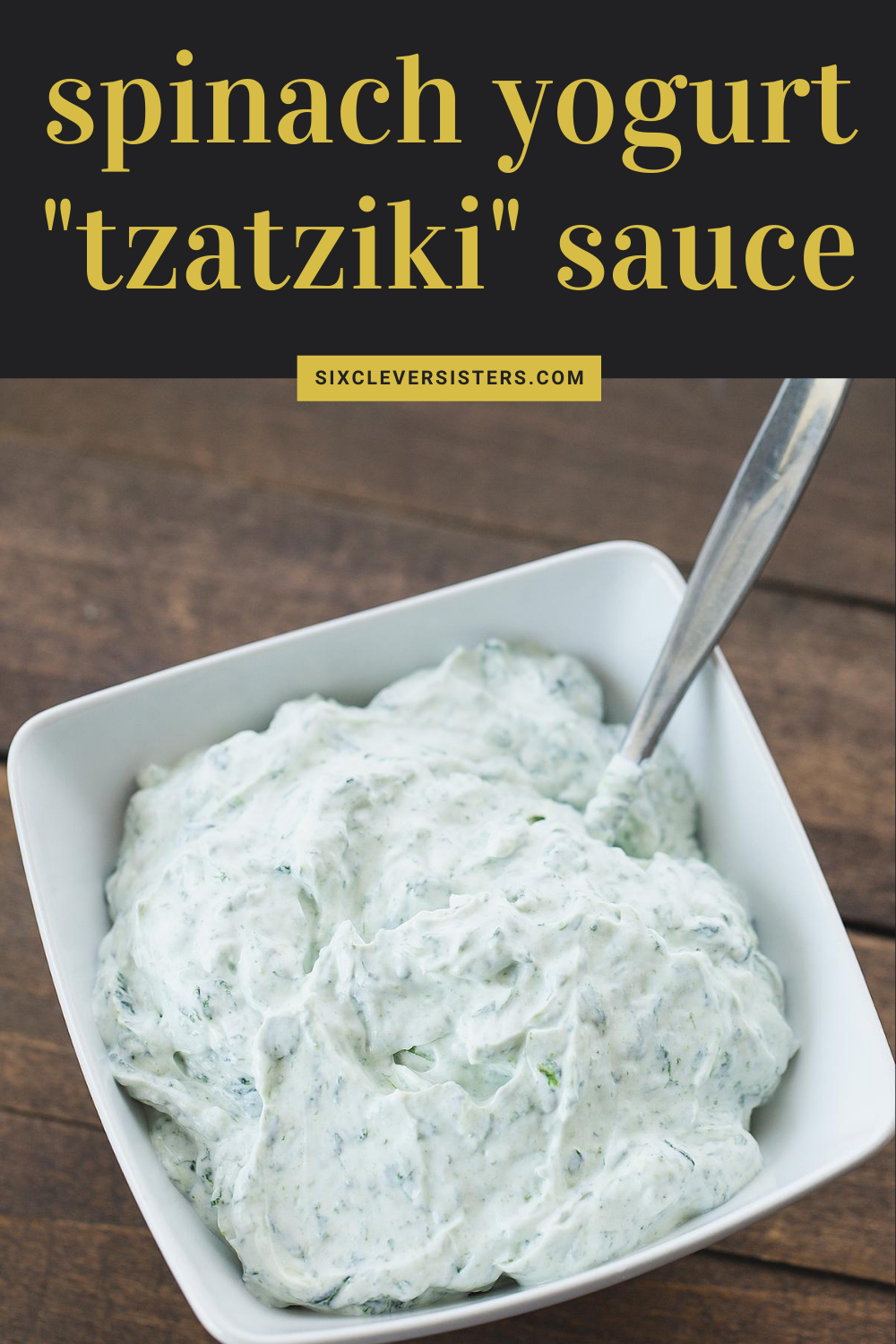 Spinach Yogurt Tzatziki Sauce | Spinach Yogurt Dip | Spinach Dip | Spinach Recipes | Tzatziki Sauce Recipe Easy | Easy Tzatziki