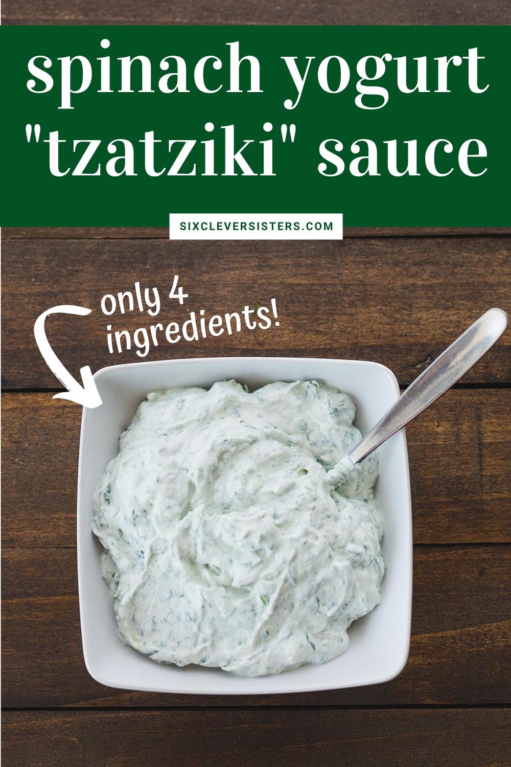 Spinach Yogurt Tzatziki Sauce | Spinach Yogurt Dip | Spinach Dip | Spinach Recipes | Tzatziki Sauce Recipe Easy | Easy Tzatziki