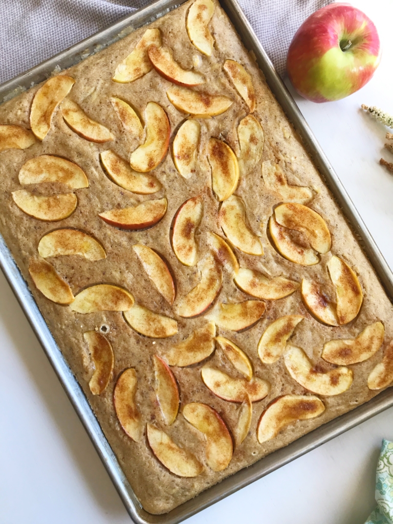 Sheet Pan Apple Pancakes | Oven Pancakes | Pancakes | Easy Breakfast | For a Crowd | Apple Cake | Breakfast for a Crowd | Holiday Breakfast | Easy Dessert | Pancakes Recipe | Pancakes from Scratch | Pancakes Easy | Apple Recipes | Apple Desserts | Six Clever Sisters