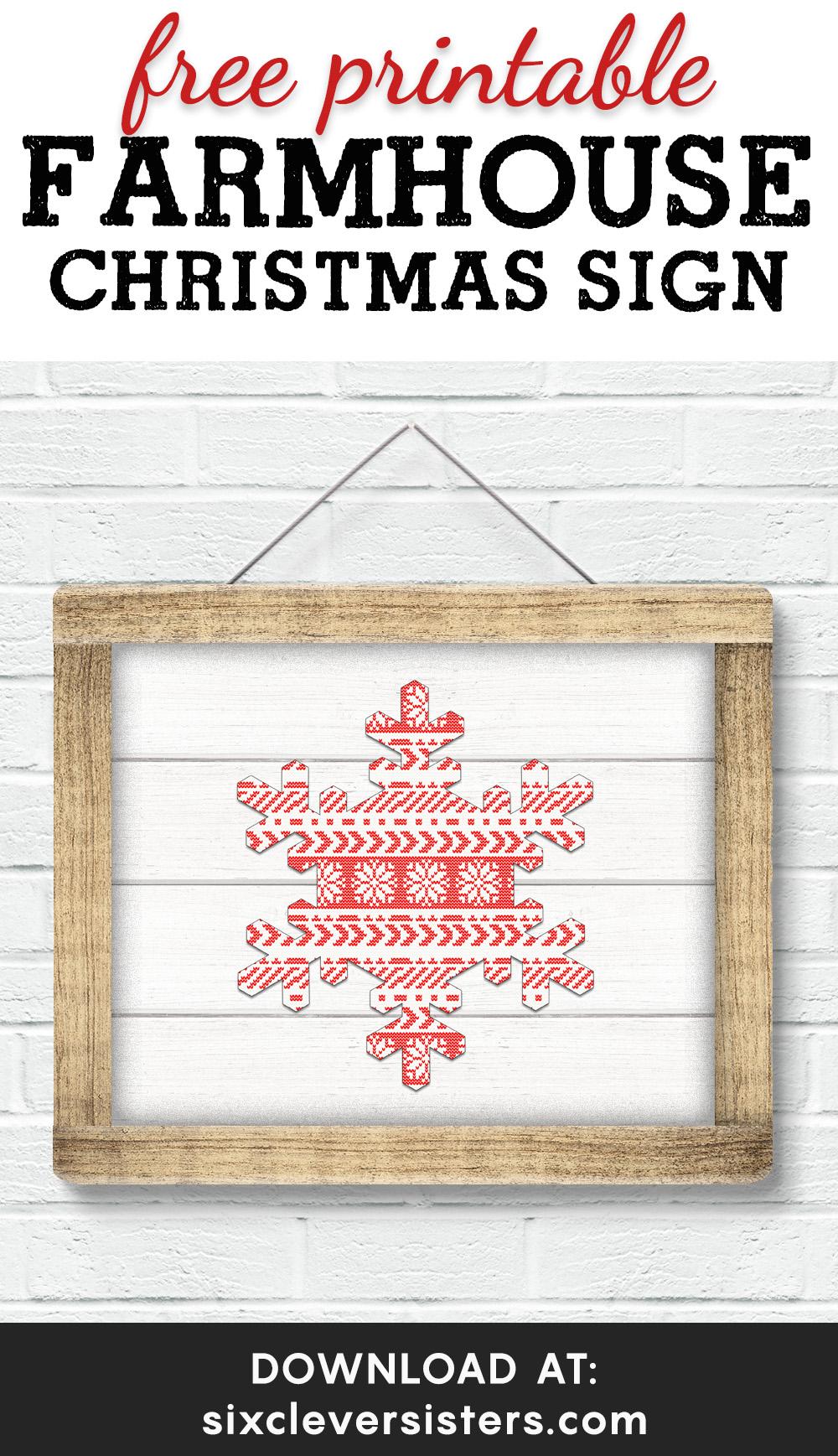 Free Printable Farmhouse Christmas Signs | Farmhouse Christmas Sign Printables | Farmhouse Christmas Printables Free | Farmhouse Christmas Decor Free Printables