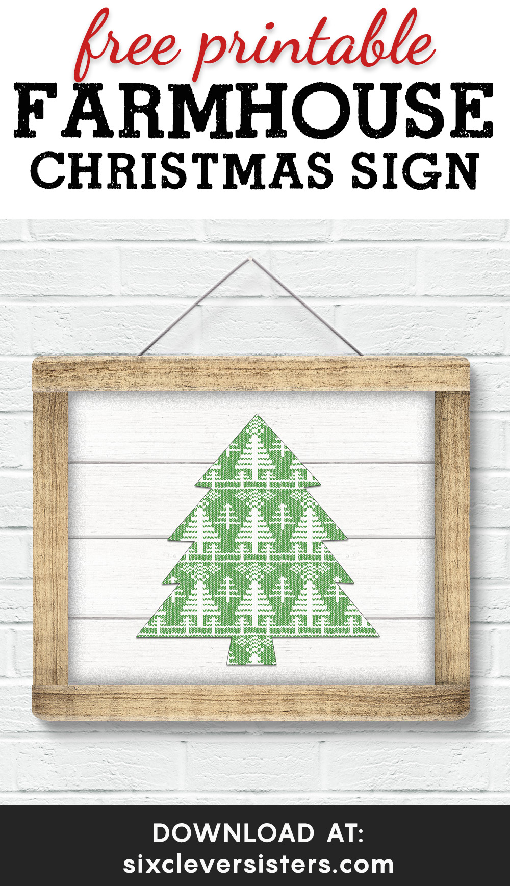 Free Printable Farmhouse Christmas Signs | Farmhouse Christmas Sign Printables | Farmhouse Christmas Printables Free | Farmhouse Christmas Decor Free Printables