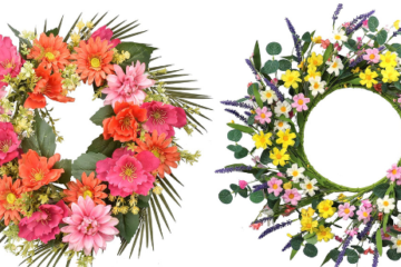 Spring Wreaths | Spring Wreath Ideas | Spring Wreath for Front Door | Spring Wreath Amazon | Spring Wreath Artificial | By simply changing your wreath from time to time or with the different seasons, you can give your home a little boost and refresh with added decor. These spring wreaths all on Amazon are just gorgeous and certainly welcome spring! #wreath #amazon #spring #springdecor #decor #home #homedecor